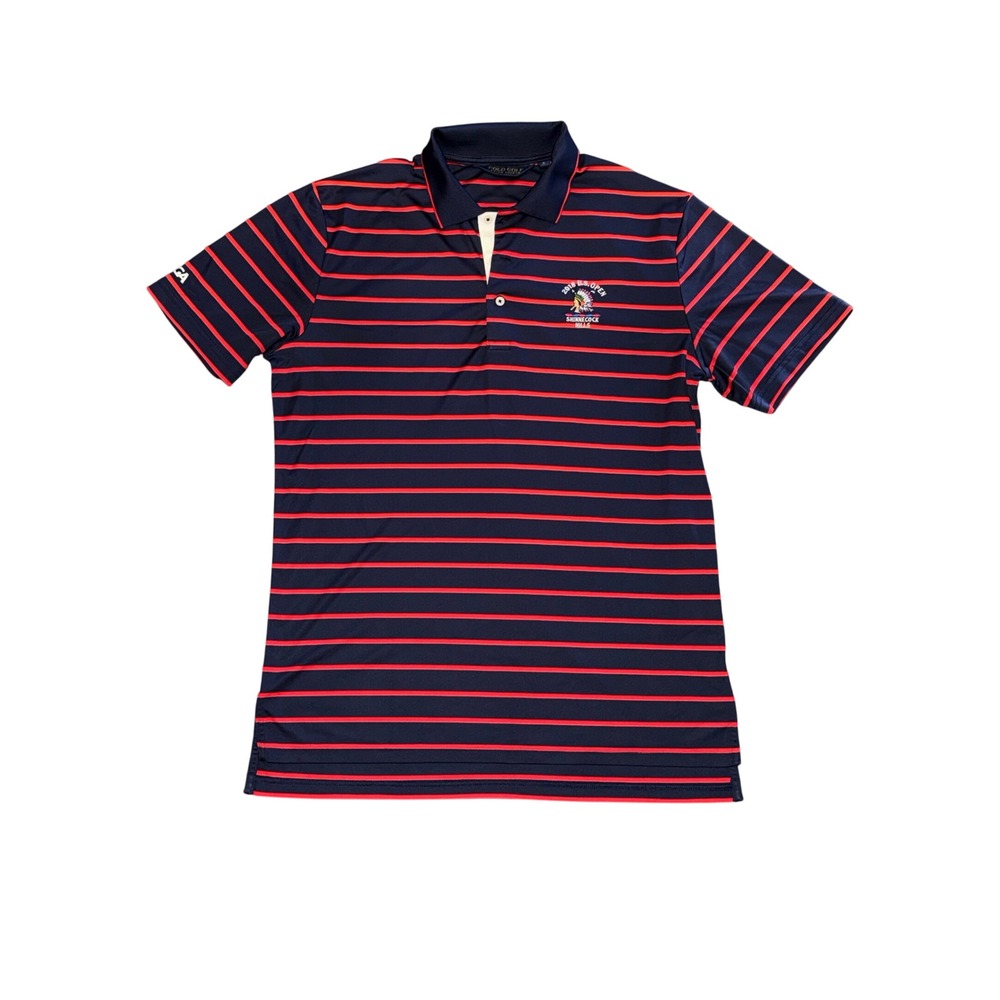 Polo Golf Ralph Lauren 2018 US Open Shinnecock Hills Striped Polo Shirt Mens M